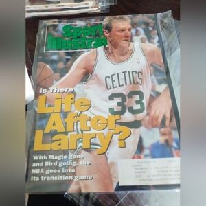 Larry‎ Bird Sports Illustrated Celtics Cover